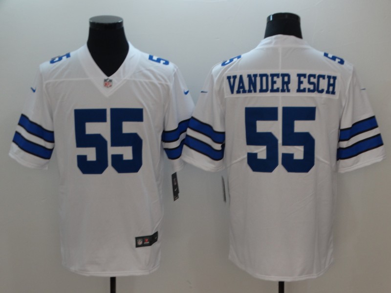 Men Dallas Cowboys 55 Vander esch White Nike Vapor Untouchable Limited Playe NFL Jerseys